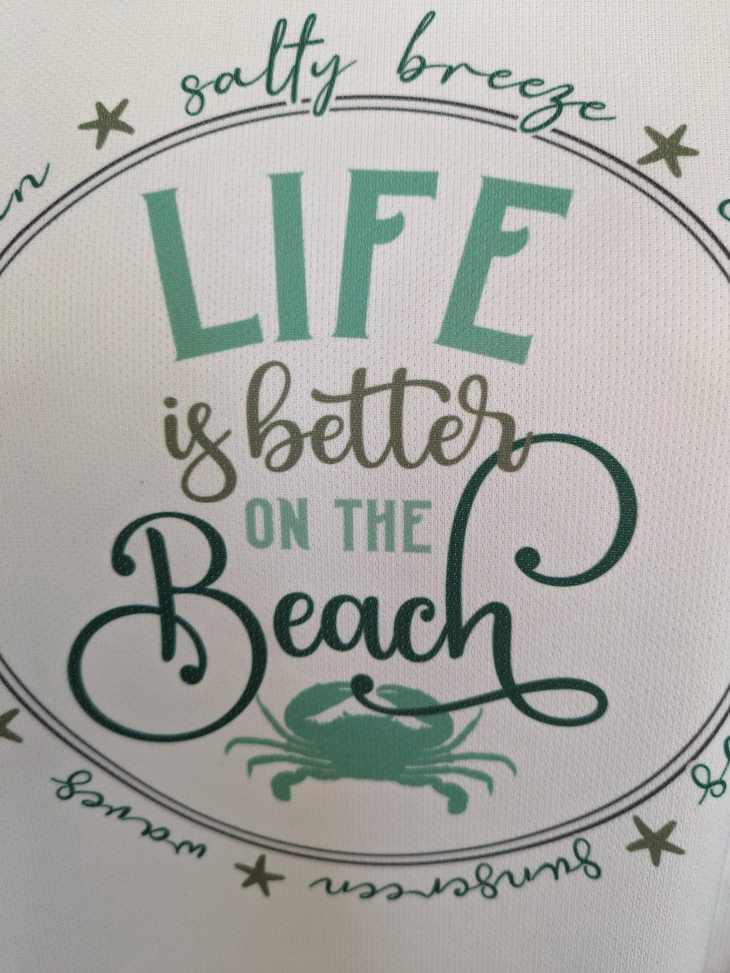 Beachy Short Sleeve Moisture Wicking Tee