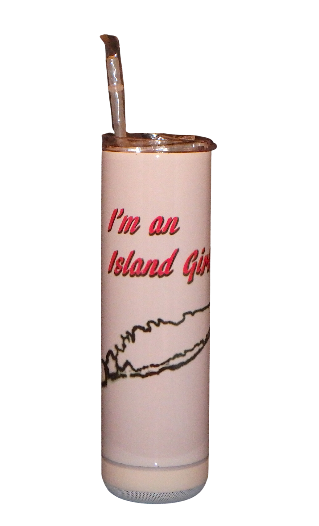 Island Girl 20 oz. Tumbler with Blue Tooth Speaker Base