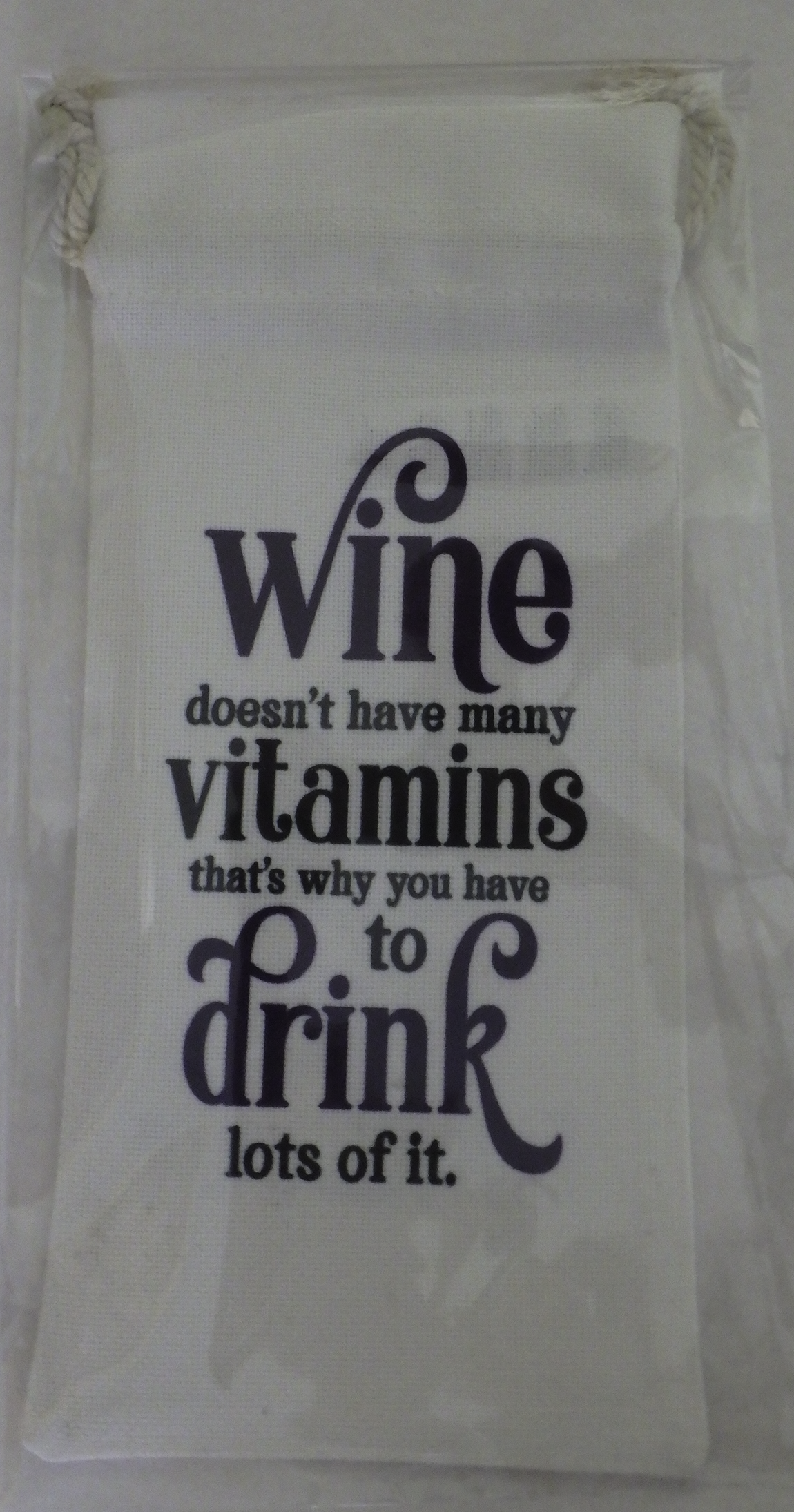 Wine Gift Bag with Drawstrings