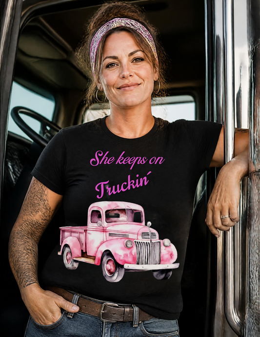 Cute Tee for the Female Trucker