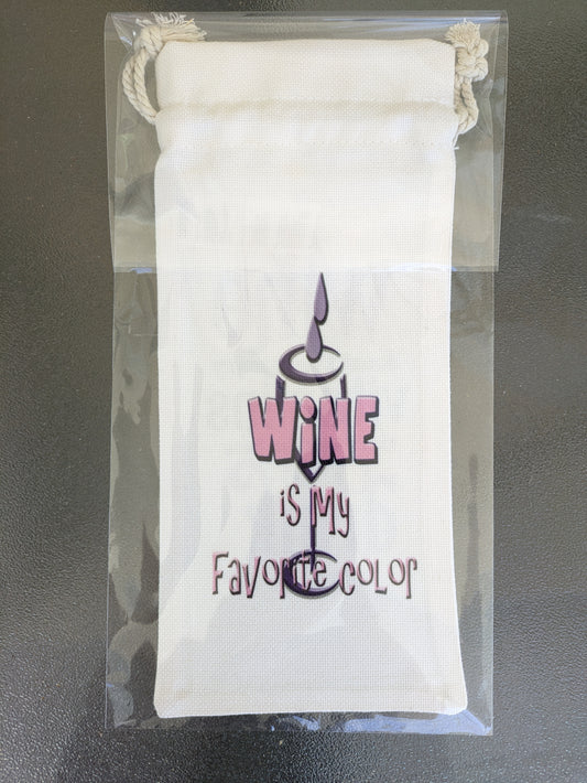 Wine Gift Bag with Drawstrings